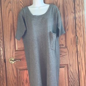 Calypso St Barth 100% Cashmere Dress.   Sz M. Gray